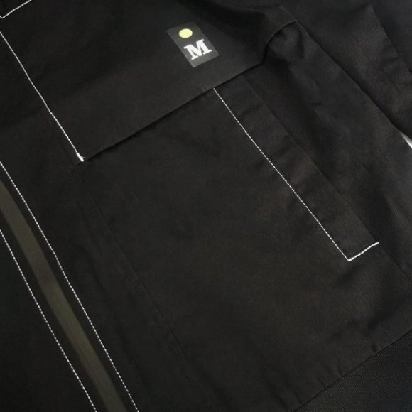 Black Mens Bomber Jacket - Picture 8 of 8